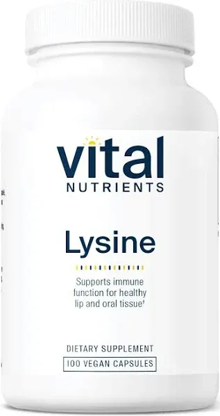 Vital Nutrients L-Lysine 500 mg 100 caps