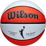 Wilson Wnba Authentic Outdoor Basketball in Orange