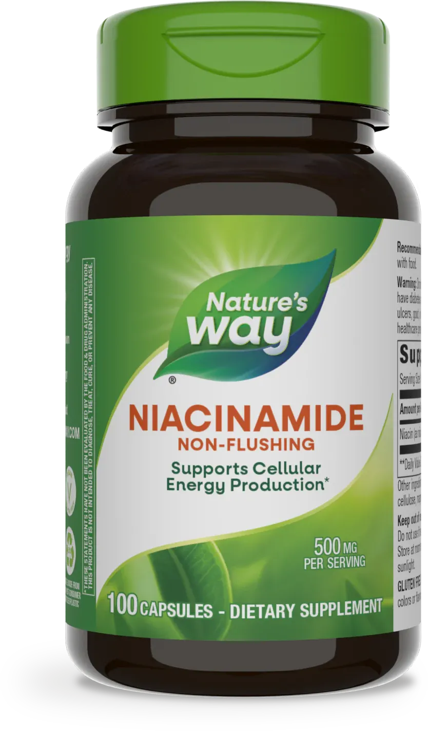 Nature's Way - Niacinamide - 100 Capsules