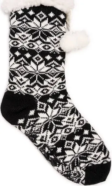 MUK LUKS Women's Tall Cabin Socks