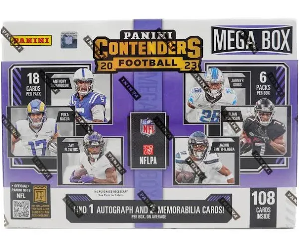 2023 Panini Contenders Hobby Mega Box