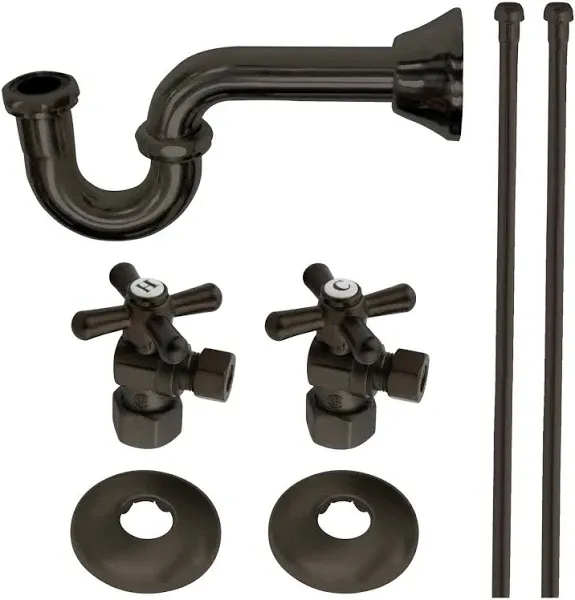 Kingston Brass KPK10.P Trimscape Plumbing Supply Kit Combo - Bronze