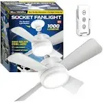 Bell + Howell Socket Fan Light