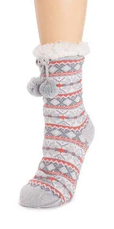 Muk Luks Women's Tall Cabin Socks