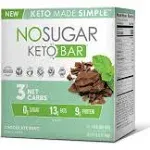 No Sugar Company Keto Bar Chocolate Mint