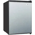 2.4 cu.ft. Compact Refrigerator in Stainless Steel Energy Star