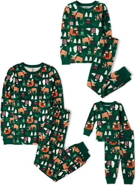 The Children’s Place Family Matching, Christmas and Holiday Pajama Sets, Cotton