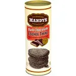 Mandy's Cookie Thins, Rich Chocolate, 4.6 Ounce (Pack of 6)