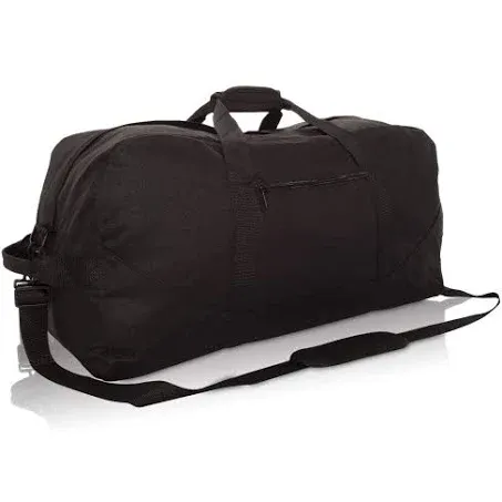 Dalix 25" Big Adventure Large Gym Sports Duffle Bag in Black