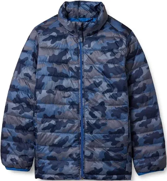 Amazon Essentials Boys and Toddlers' Lightweight Water-Resistant Packable Puffer Jacket