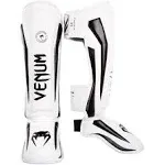 Venum Elite Standup Shinguards - White/Black - L - Venum