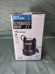 Everbilt SUP54-HD 1/6hp Plastic Submersible Utility Pump