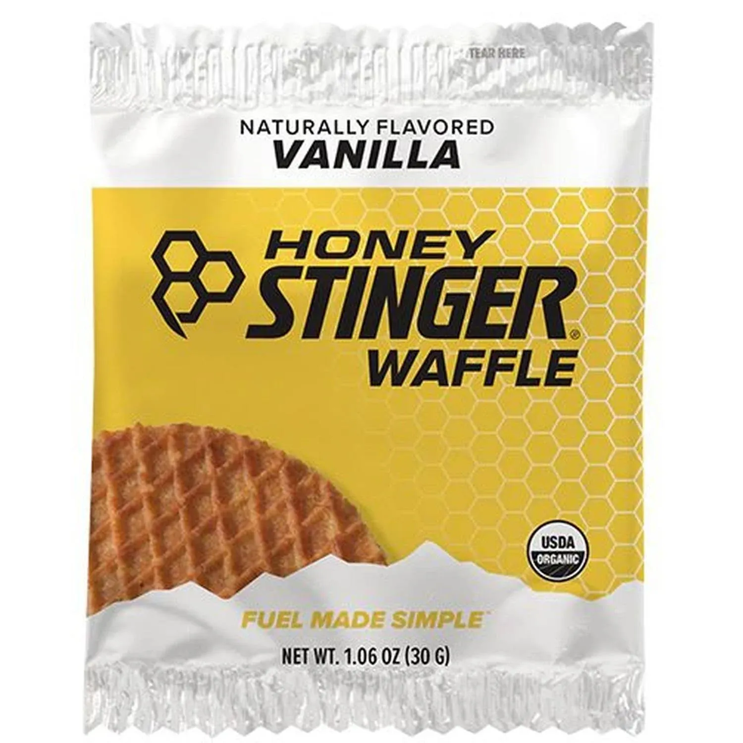 Honey Stinger Organic Waffle Vanilla 12 pckts