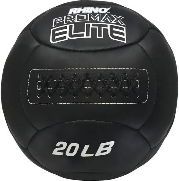 Champion Sports 20 lbs Rhino ProMax Elite Medicine Ball, Black