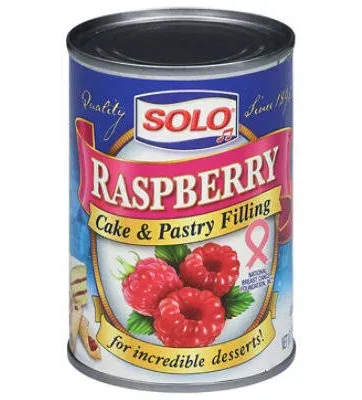 Solo Raspberry Filling 12 oz (Pack of 6)