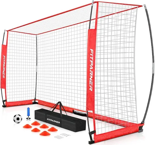 FITPARNER 8x6ft Soccer Goals