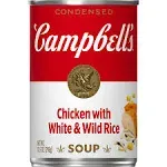 Campbell's Condensed Chicken with White & Wild Rice Soup, 10.5 oz.