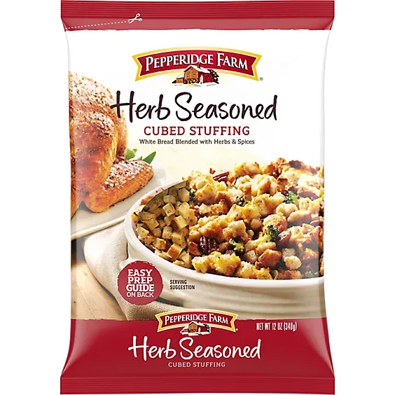 Pepperidge Farm Bakery Classics Herb Seasoned Cubed Stuffing - 12 Oz