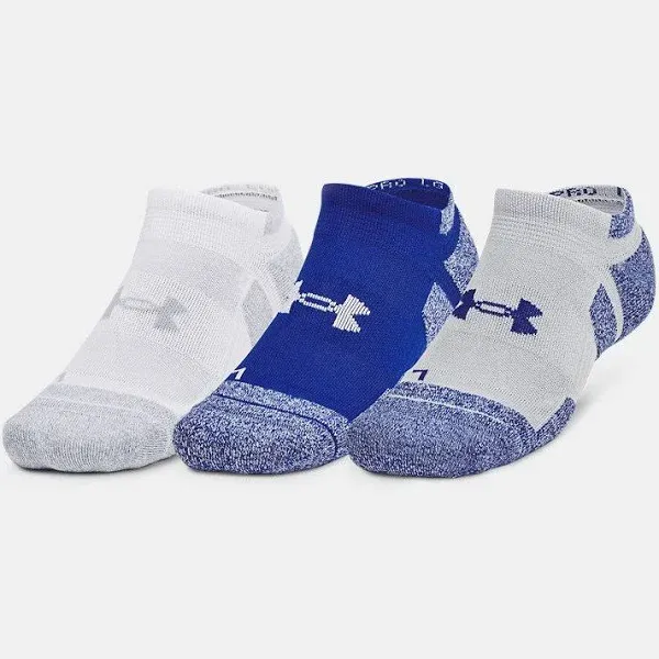 Under Armour Unisex Adult Performance Tech Pro No Show Socks (3 Pairs)