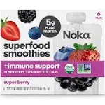 Noka Super Berry Fruit Smoothie Pouches