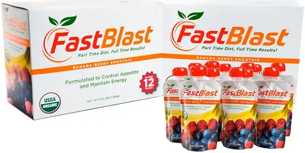 FastBlast Banana- Berry Smoothie