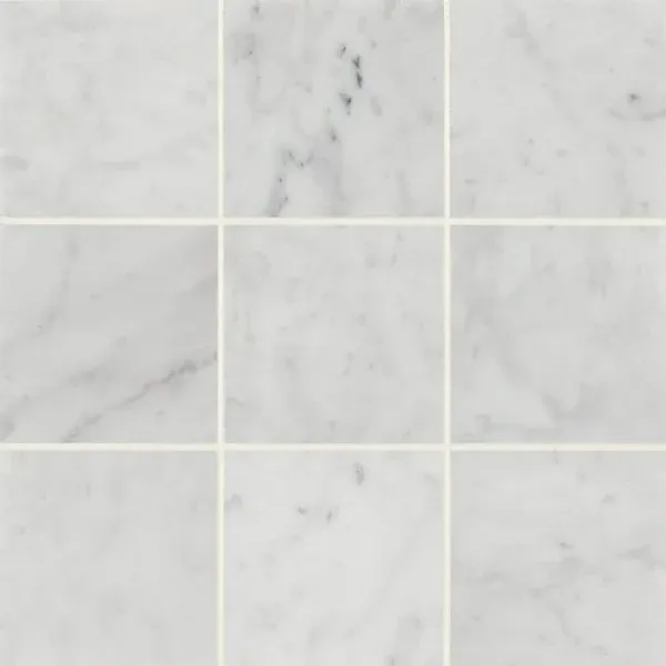 Bedrosians Monet 4" x 4" Honed Marble Decorative Tile