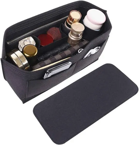 Purse Organizer Insert for Handbag and Tote Bag Felt Compatible with Speedy Neve