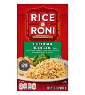 Rice A Roni Cheddar Broccoli Flavor Rice