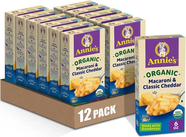 Annies Homegrown Classic Cheddar Macaroni & Cheese