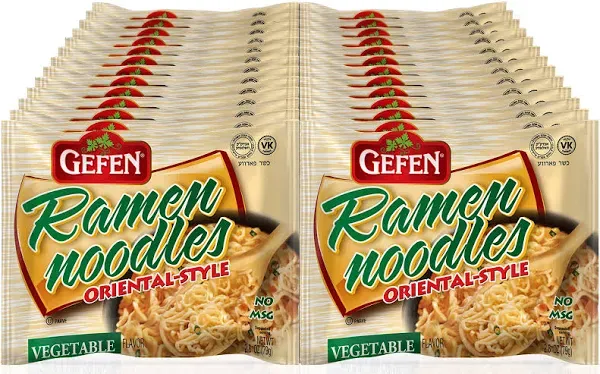 Gefen Ramen Noodles Oriental Style Vegetable Flavor