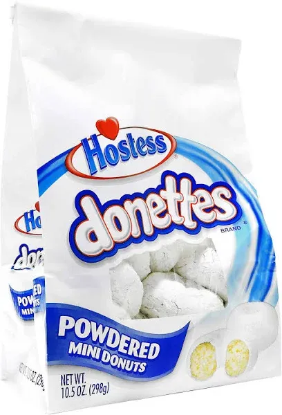 Hostess Donettes Donuts Mini Powdered