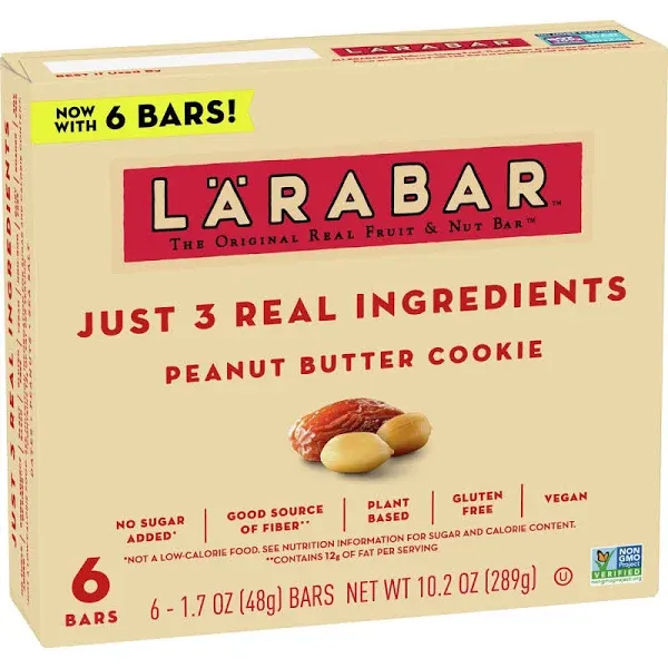 Larabar Peanut Butter Cookie Fruit Nut