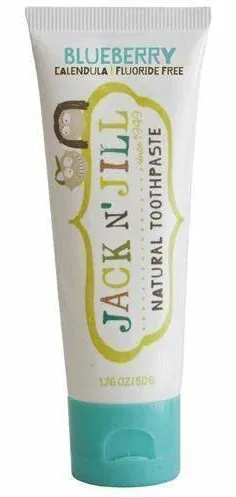 Jack N&#039; Jill Natural Toothpaste with Calendula (Fluoride Free) Banana 50g