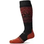 Smartwool Snowboard Full Cushion Iguchi Pattern Socks Charcoal / L