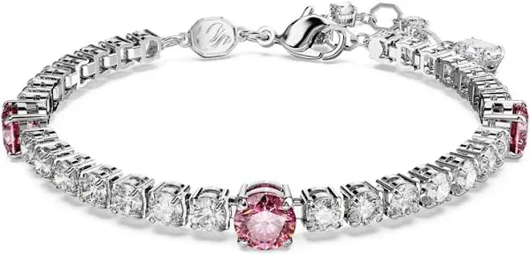 Swarovski Matrix Rhodium-Plated Crystal Tennis Bracelet