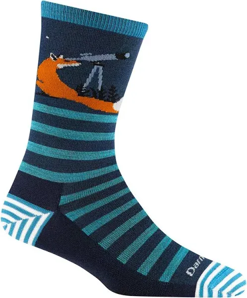 Women's Darn Tough Sock style name Animal Haus Crelt in color Eclipse. Sku: 6037-ECLIPSE