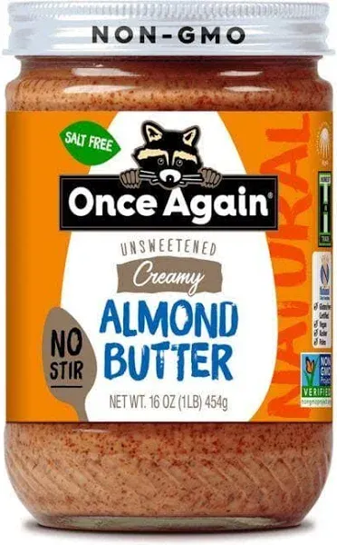 Once Again Almond Butter, Creamy, Unsweetened & Roasted