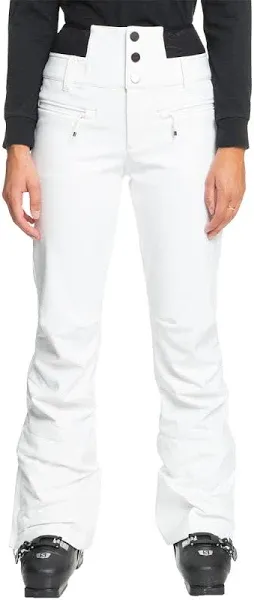 NWT Roxy Women’s Rising High Pants Ski White Size L