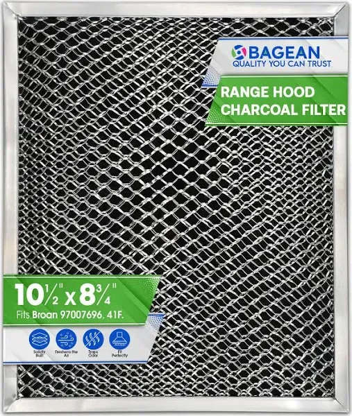 Range Hood Filter Replacement 10.5&#034; X 8.8&#034; for 41F 97007696 Broan Charcoal Greas