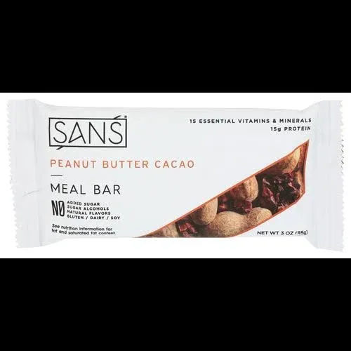 Sans Meal Bar Peanut Butter Cacao