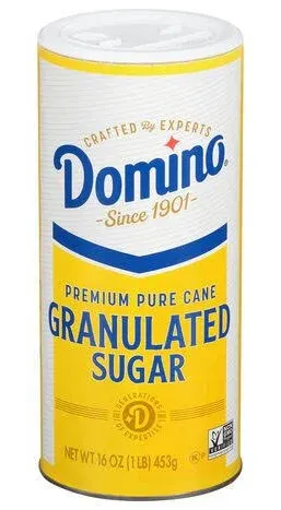 Domino Sugar Granulated Canister