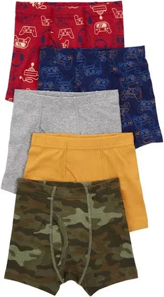 Carter's Boy's 5-Pack Cotton Boxer Briefs