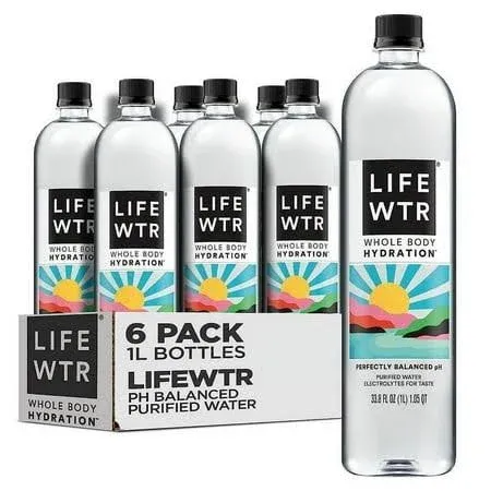 Lifewtr Premium Purified Water pH Balanced with Electrolytes