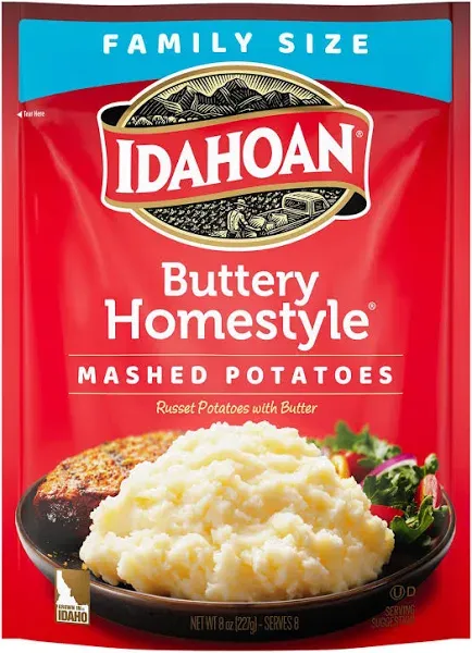 Idahoan Buttery Homestyle Mashed Potatoes, 4 OZ