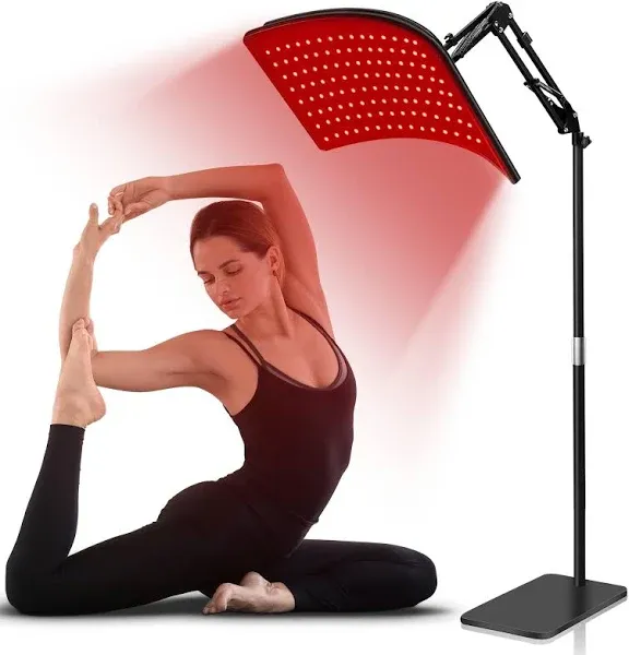 Red Light Therapy for Body, Removable Infrared Light Therapy Panel with Stand 660nm Deed Red Light and 850nm Near Infrared Red Light Therapy