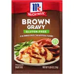 McCormick Brown Gravy Mix, Gluten Free - 0.88 oz