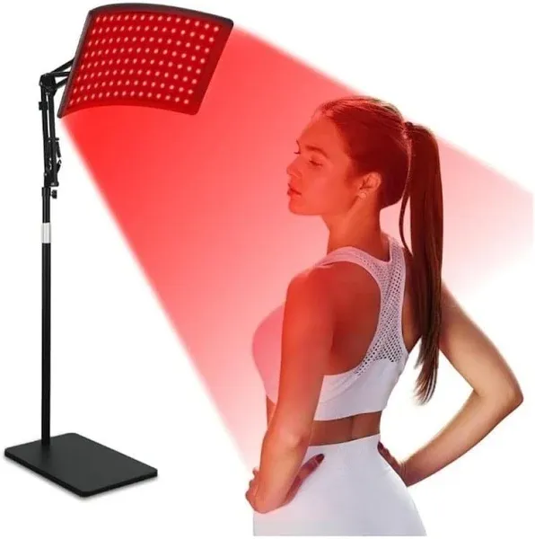 Red Light Therapy for Body, Removable Infrared Light Therapy Panel with Stand 660nm Deed Red Light and 850nm Near Infrared Red Light Therapy