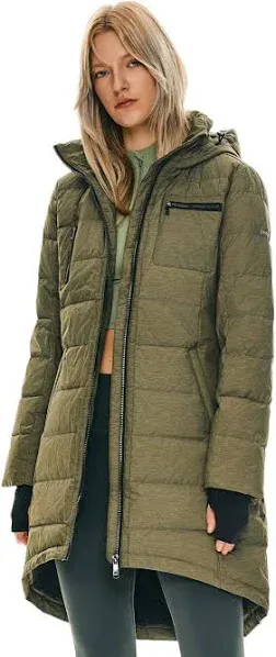 Orolay Women's Down Jacket Coat Mid Length