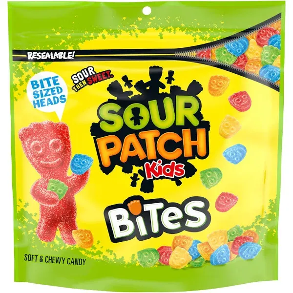 Sour Patch Kids Bites Original Soft & Chewy Candy 12 oz