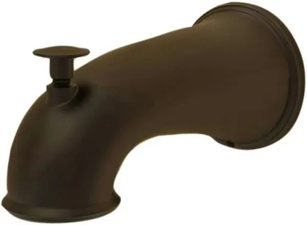 DANCO 10317 6&#034; DECORATIVE TUB SPOUT OIL RUBBED BRONZE, FITS 1/2&#034; &amp; 3/4&#034; THREADED